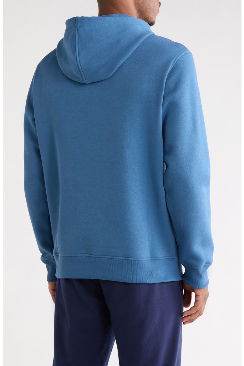 Sport Core Brushed Fleece Hoodie, Alternate, color, BLUE/ WHITE