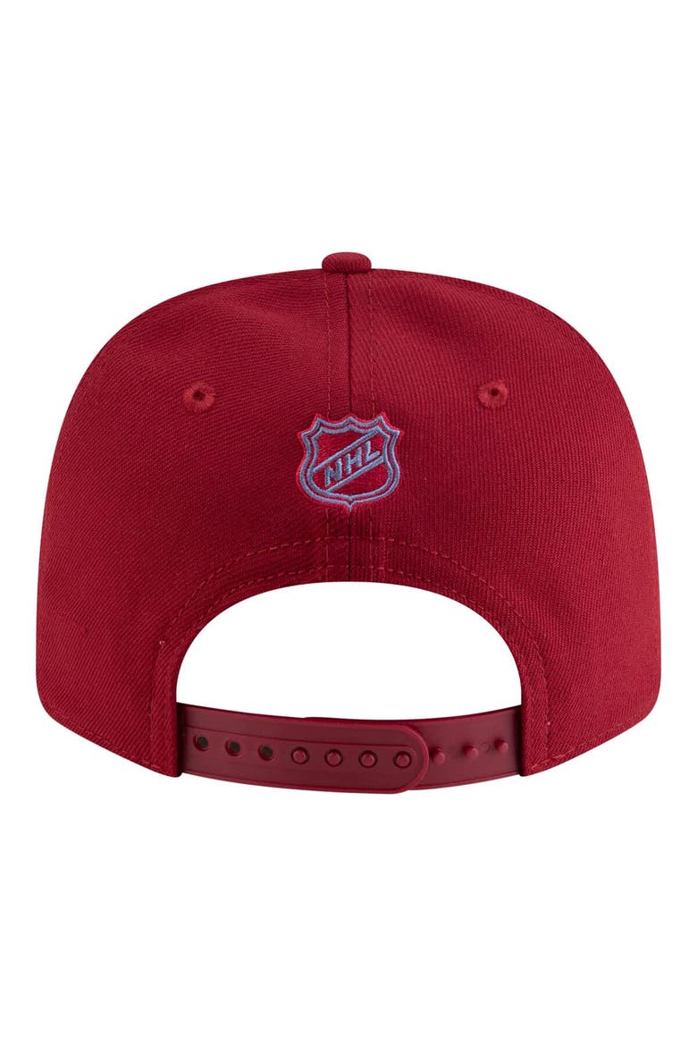 Men's New Era  Burgundy Colorado Avalanche 9SEVENTY Adjustable Hat, Alternate, color, Burgundy