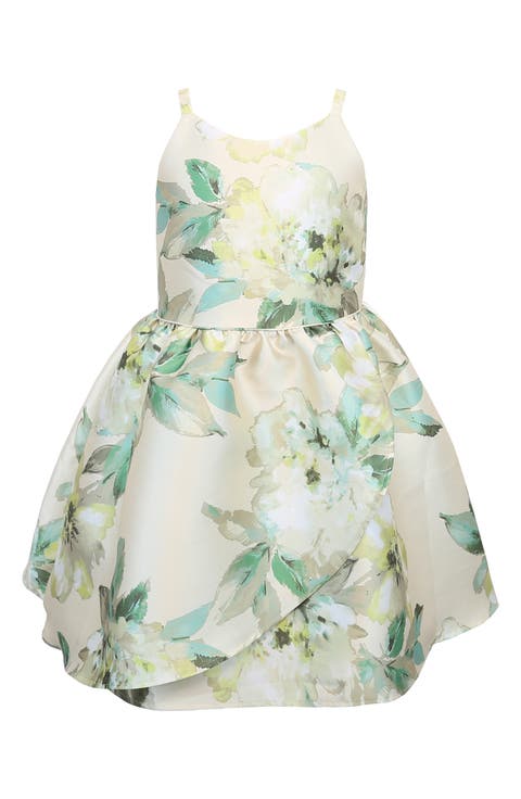Kids' Floral Mikado Party Dress (Big Kid)