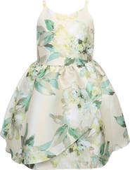 Zunie Kids' Floral Mikado Party Dress