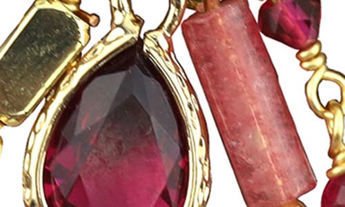 Panacea Crystal & Stone Charm Drop Earrings