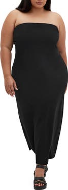 City Chic Amari Strapless Maxi Dress