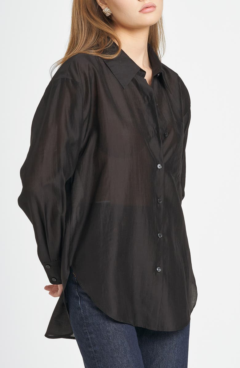 WAYF x CHÉRIE MADELEINE Reverie Organza Shirt, Alternate, color,