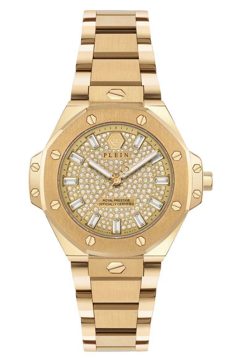 Royal Prestige Bracelet Watch, 33mm, Main, color, IP YELLOW GOLD