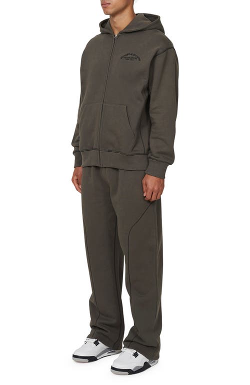 Good For Nothing Coverlock Vintage Zip Hoodie In Gray