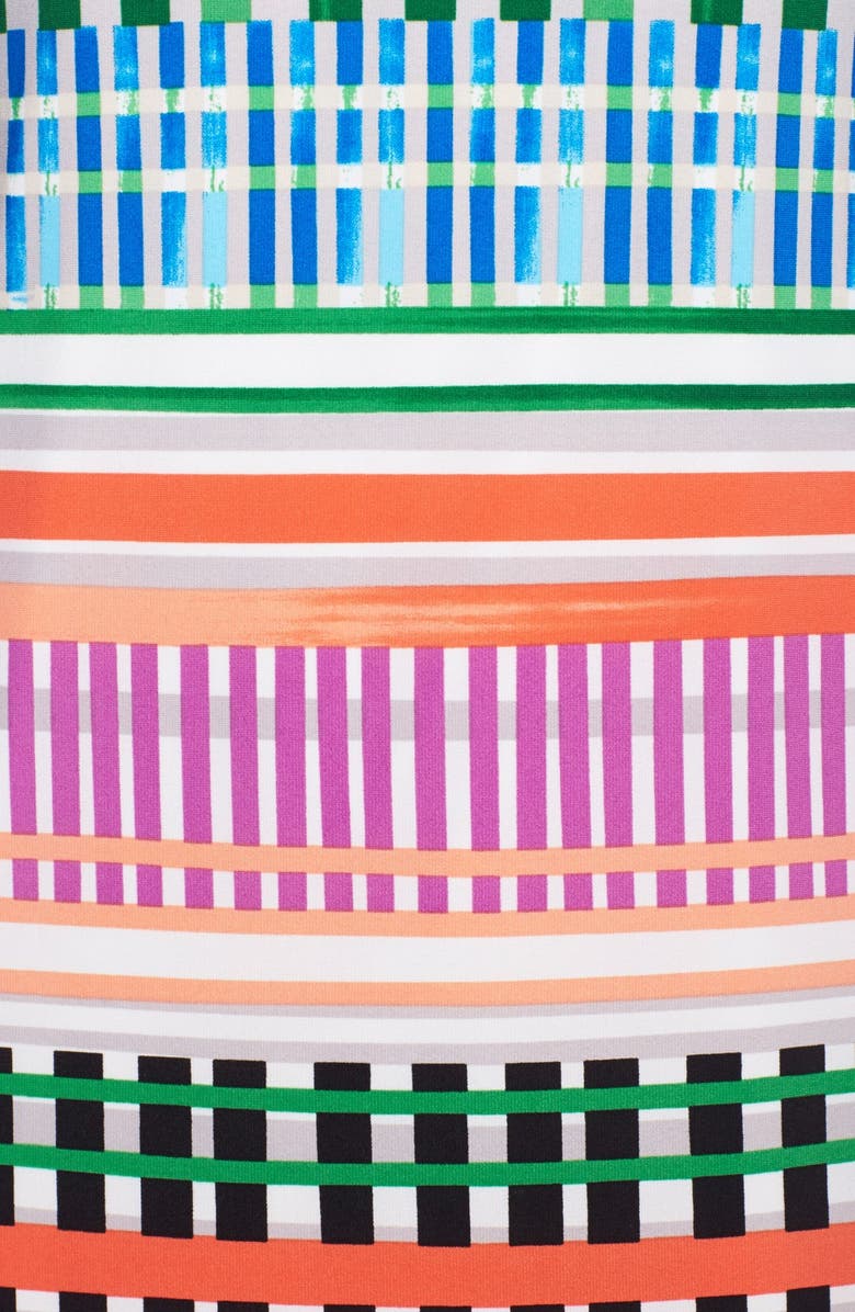 Eliza J Print Jersey A-Line Dress, Alternate, color,