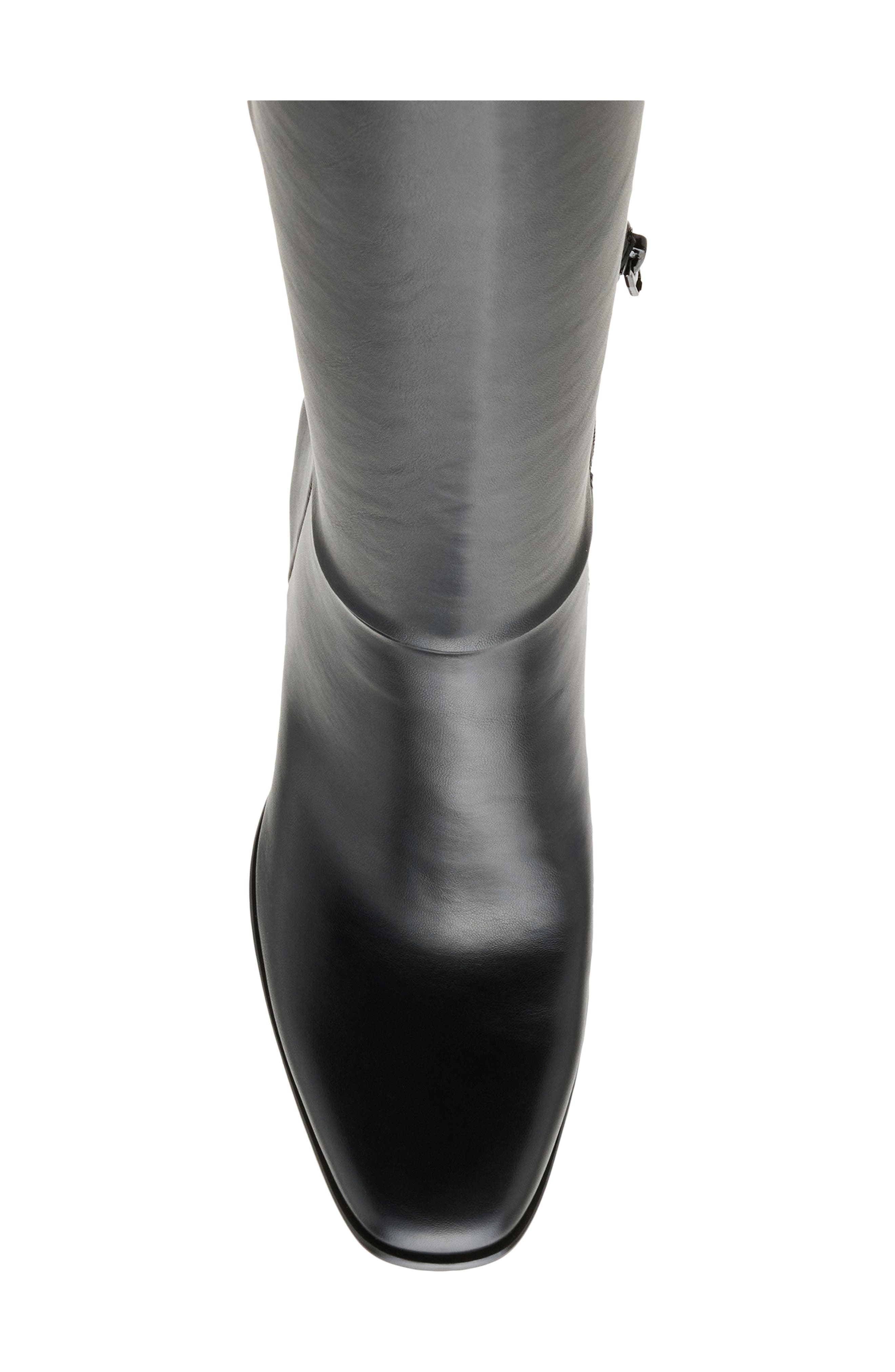 Katiee Faux Leather Knee High Boot, Alternate, color, BLACK PARIS