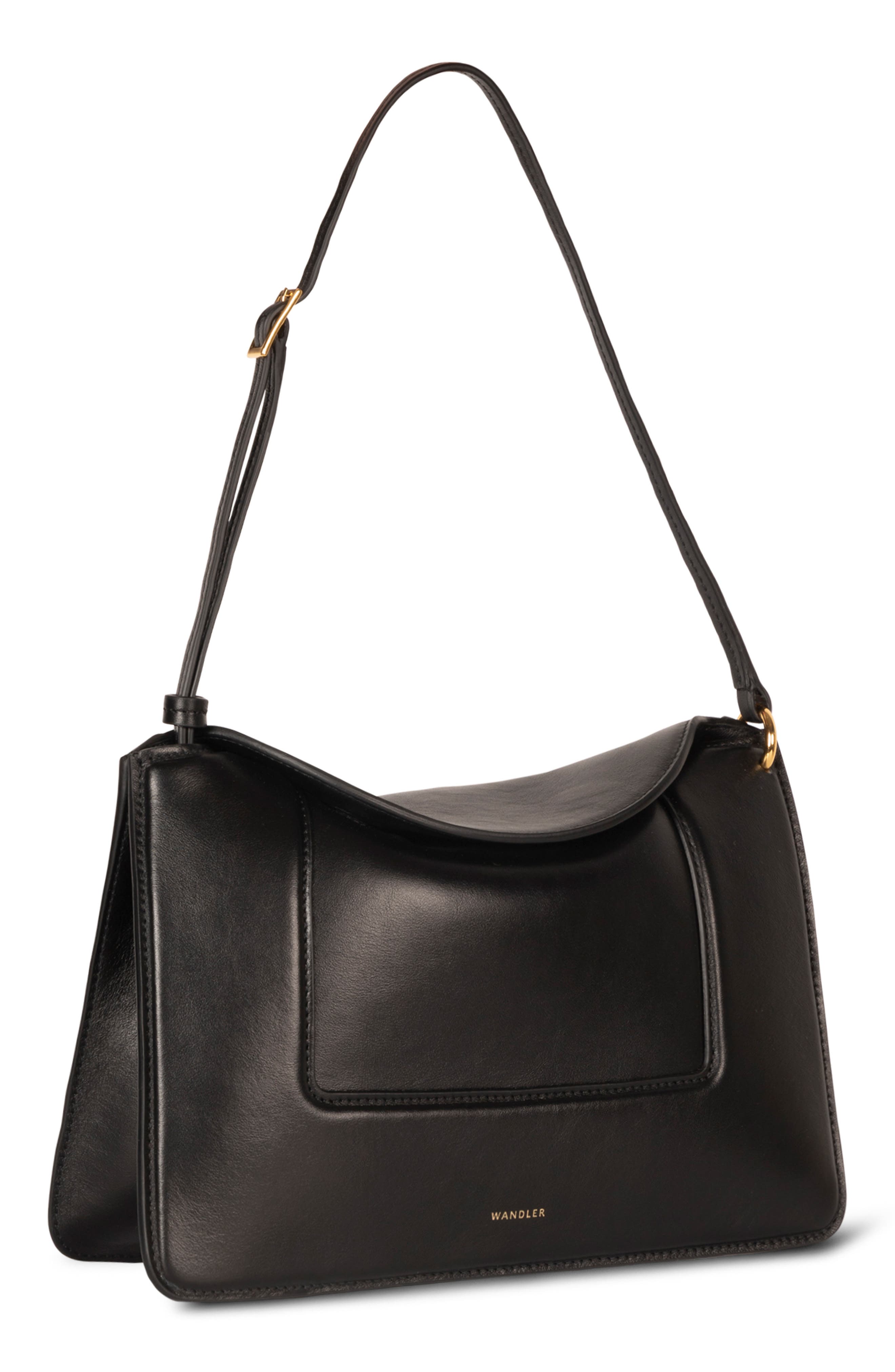 Wandler Penelope Calfskin Leather Shoulder Bag, Main, color, 