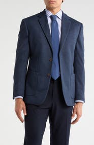 Duchamp Slim Fit Stretch Knit Sport Coat