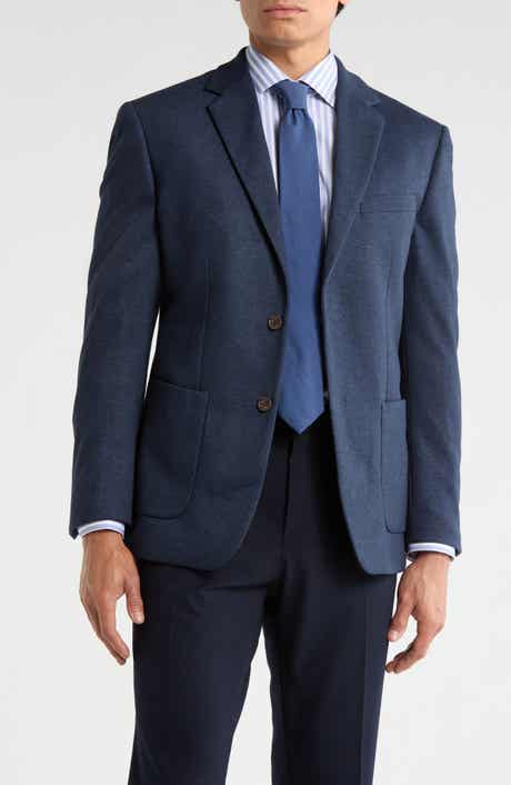 Duchamp Slim Fit Stretch Knit Sport Coat