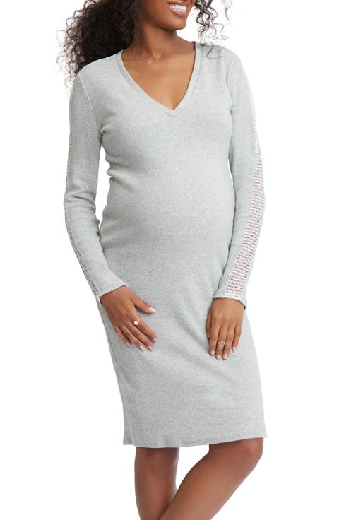 Maternity Sweatshirt Dress