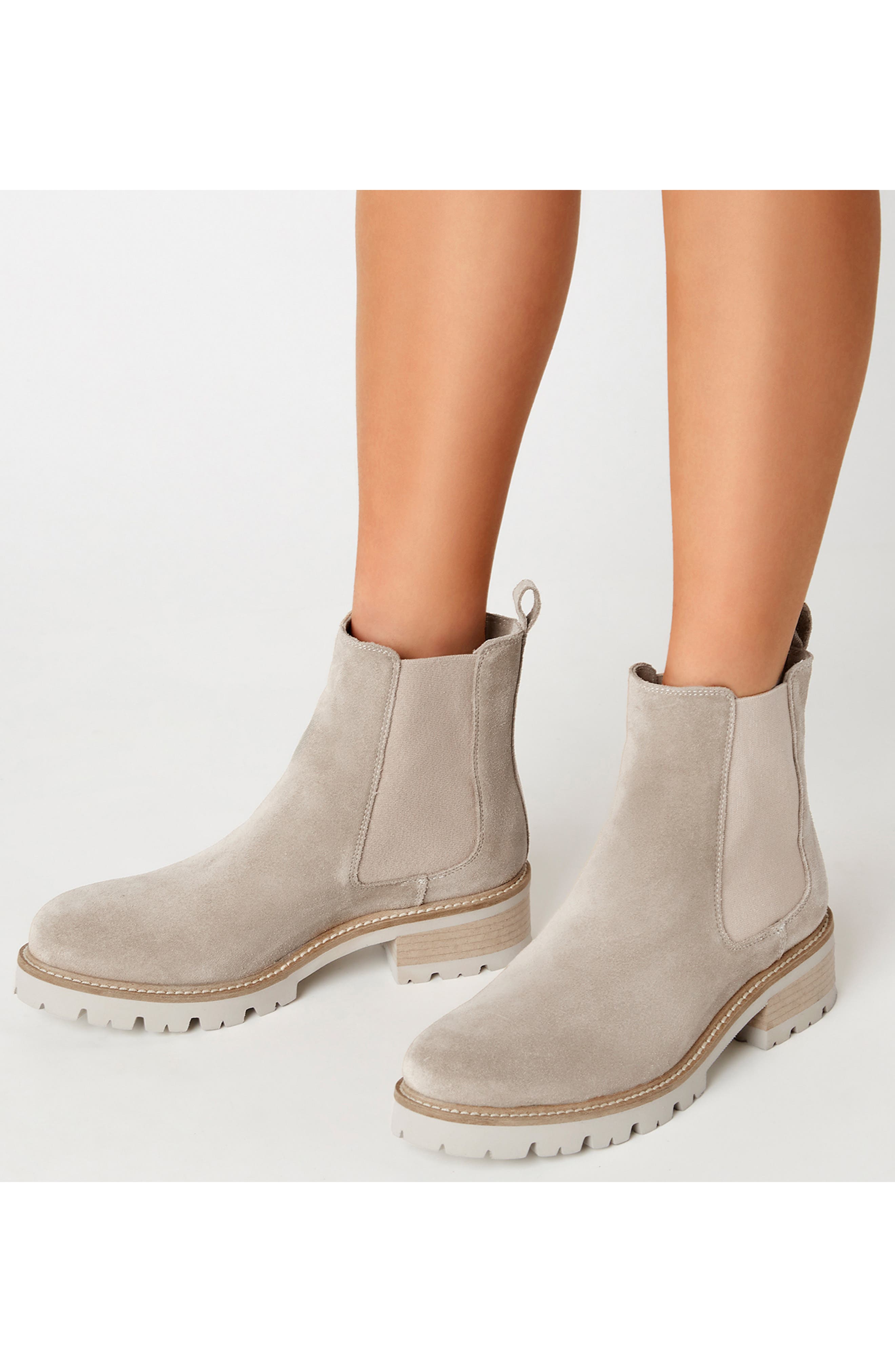 La Canadienne Carlo Waterproof Chelsea Boot, Alternate, color, Pebble