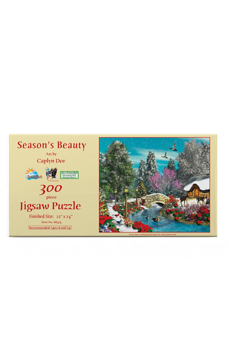 Season's Beauty 300 piece Jigsaw Puzzle for Adults, Alternate, color, Multicolor