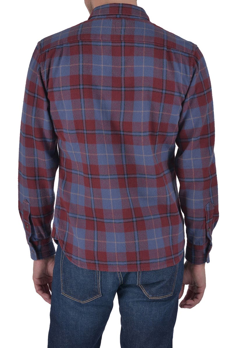 HIROSHI KATO The Ripper Plaid Flannel Button-Up Shirt, Alternate, color, 