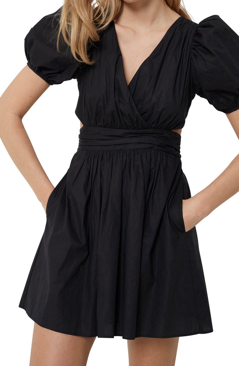 French Connection Rhodes Poplin Minidress, Alternate, color,