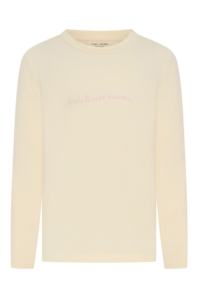 Kids' Flower Markets Graphic T-Shirt, Main, color, CREAM