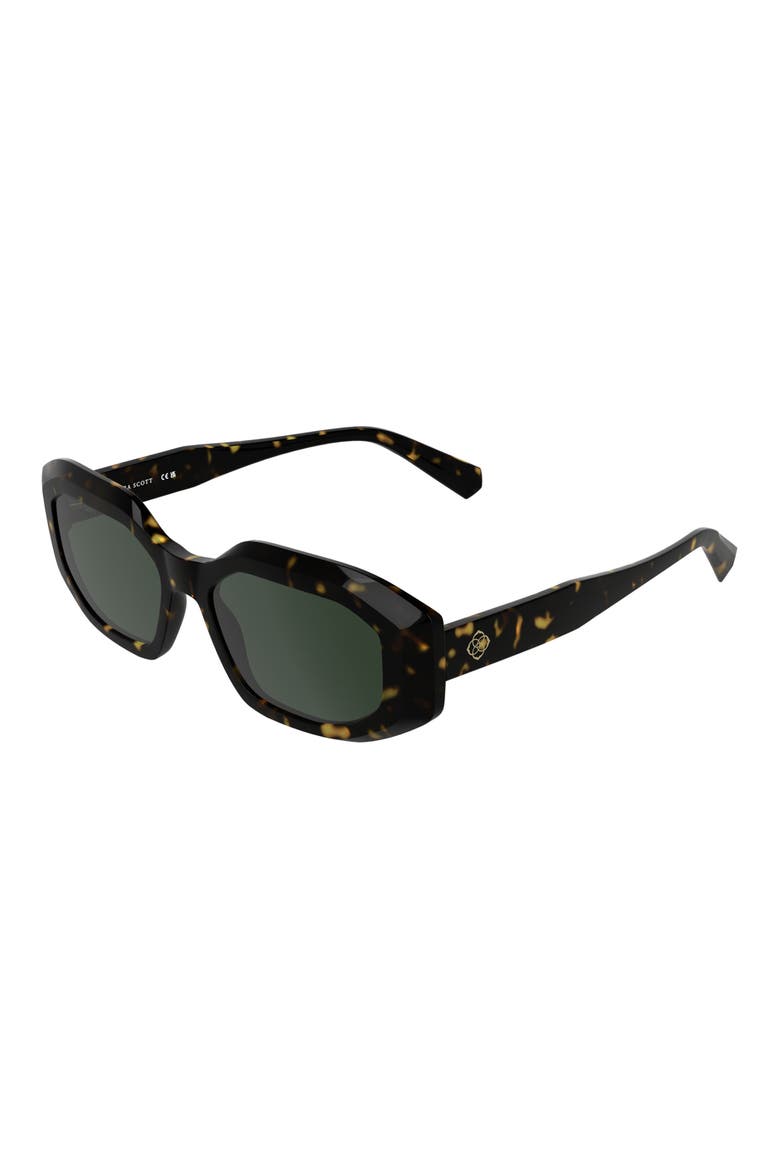 Danielle 53mm Sunglasses, Alternate, color, DARK TORTOISE