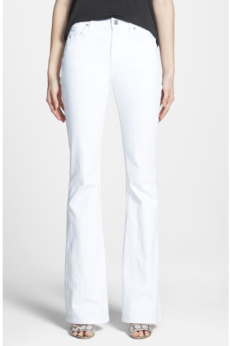 'Fleetwood' High Rise Flare Jeans, Main, color, OPTIC WHITE