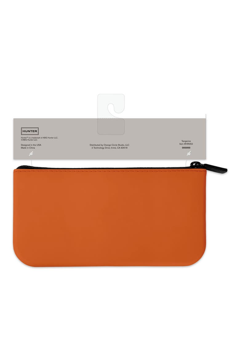 Silicone Pencil Pouch, Alternate, color, ORANGE