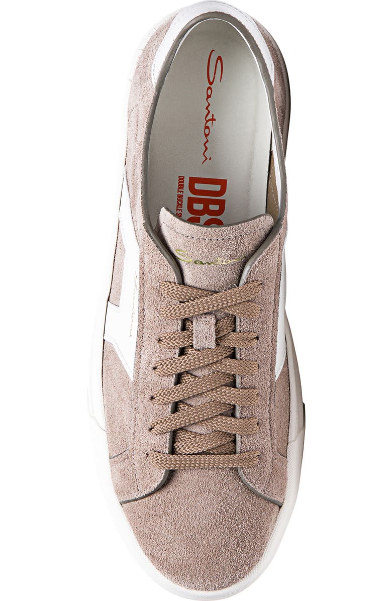 Santoni Double Buckle Inspired Sneaker, Alternate, color,