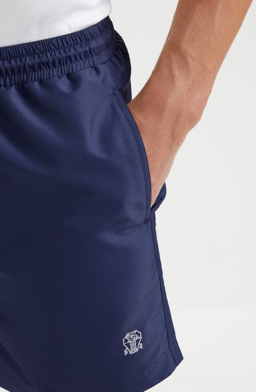 Brunello Cucinelli Swimsuit In Navy Blue