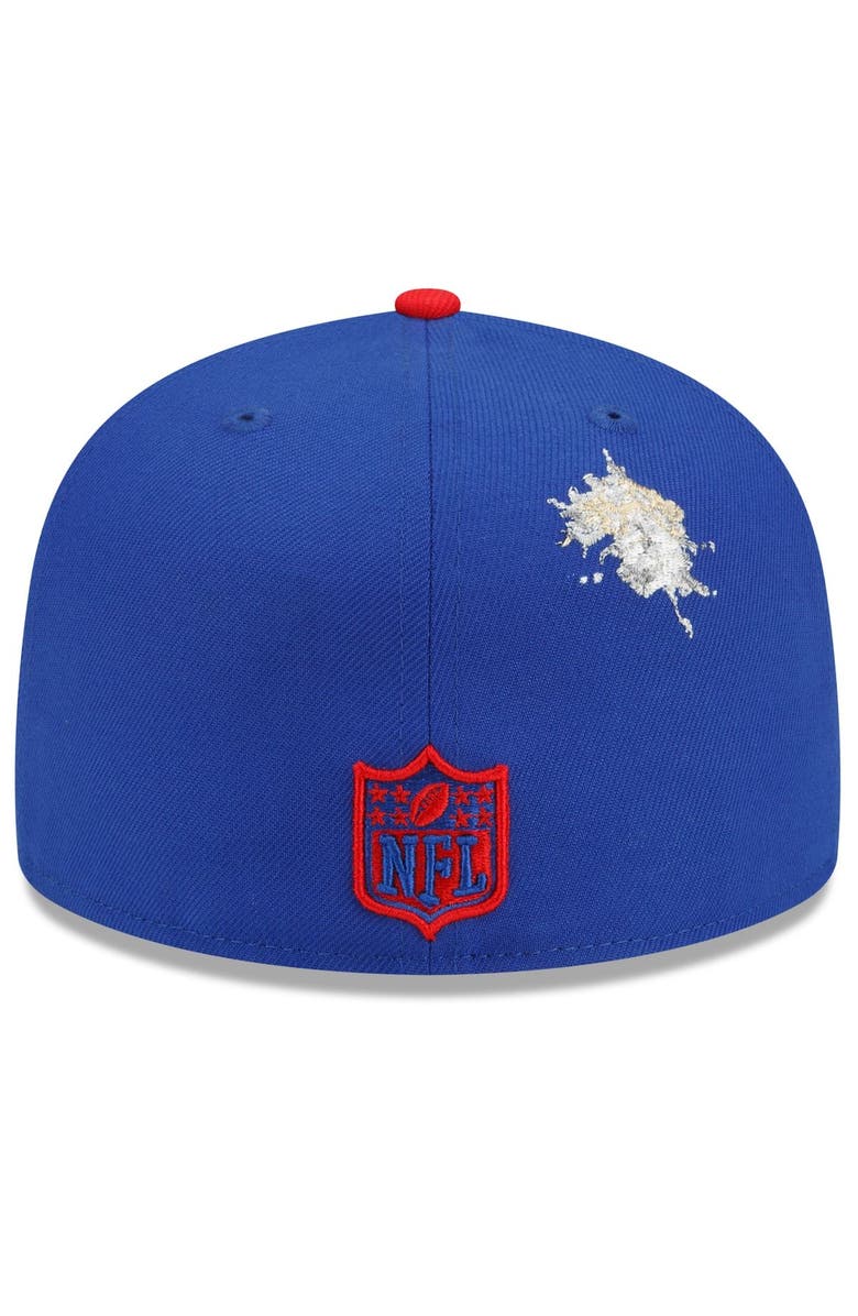 New Era x Staple Men's New Era Royal/Red Buffalo Bills NFL x Staple Collection 59FIFTY Fitted Hat, Alternate, color, 