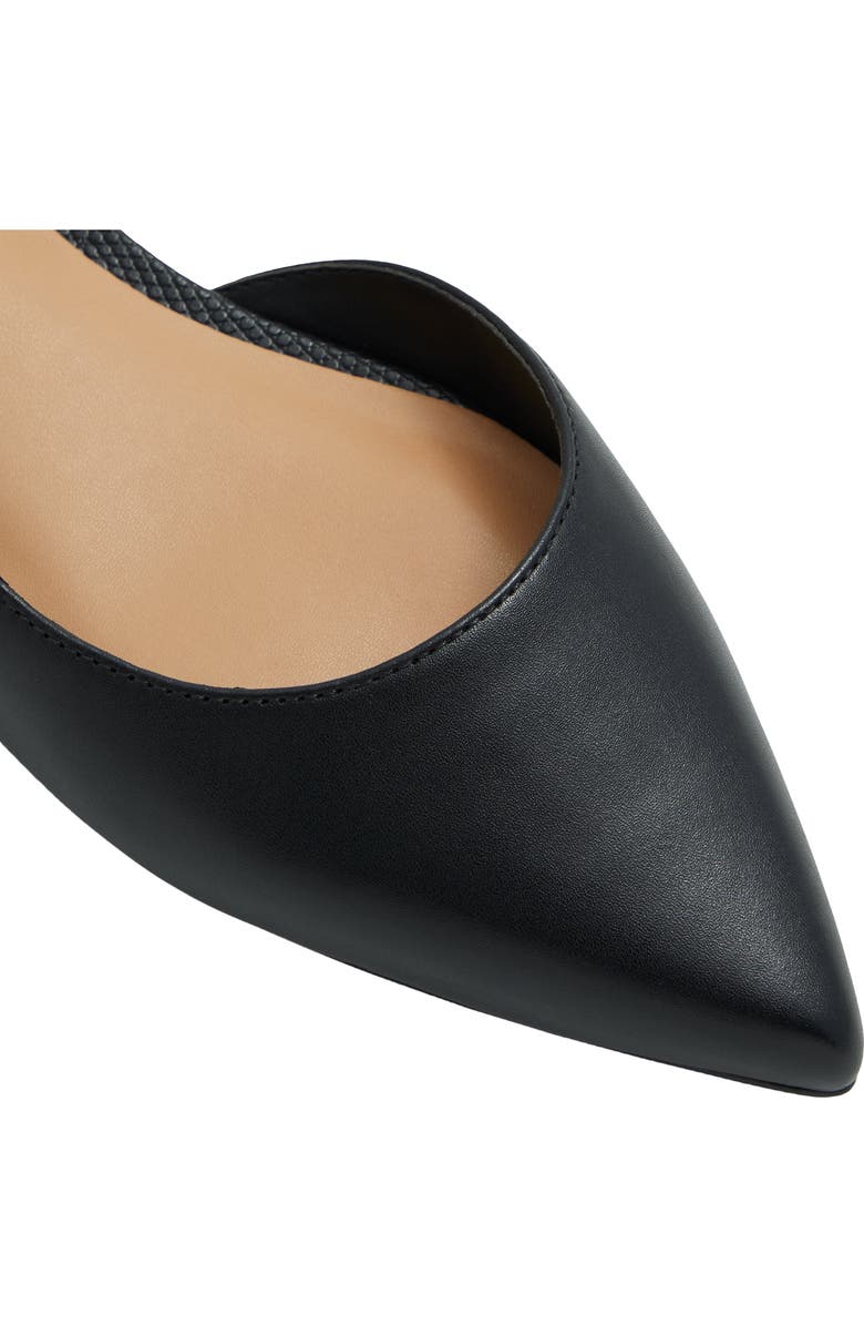 ALDO Sarine Ankle Strap Pointed Toe Flat, Alternate, color,