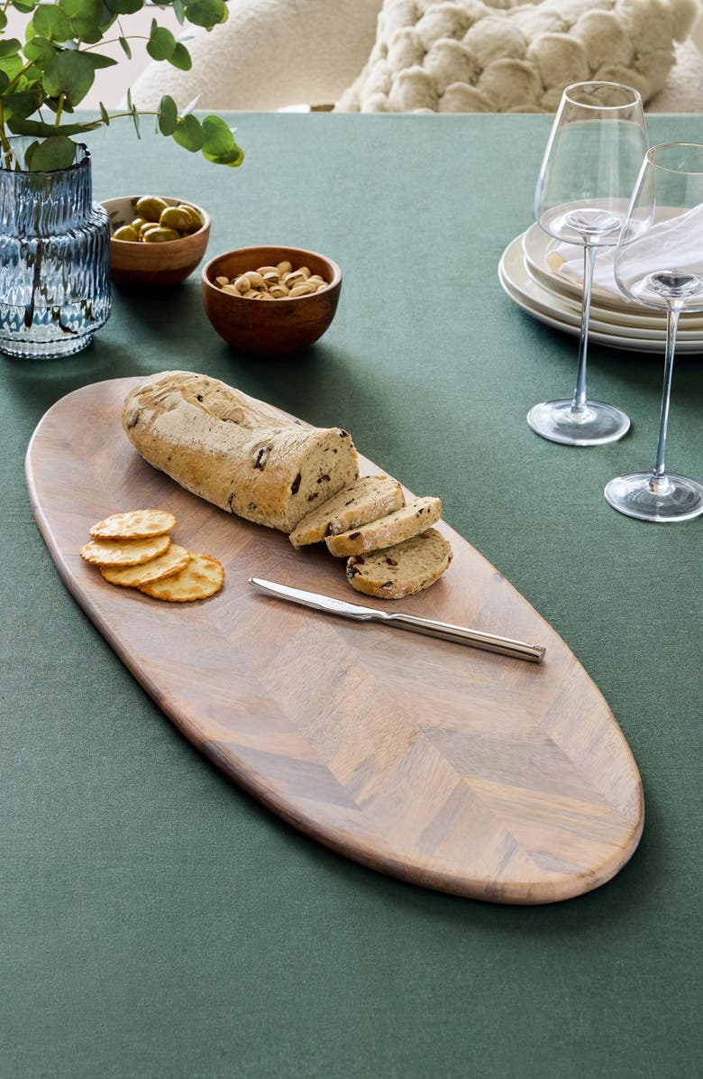 NEXT XXL Chevron Wooden Serving Board, Alternate, color,