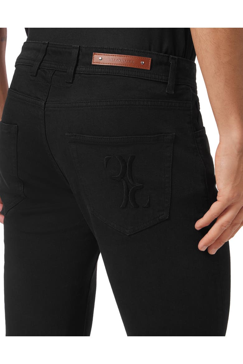 Denim Trousers Super Straight Cut Fit Men, Alternate, color, black