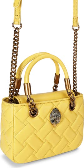 Kensington Croc-Embossed Leather Convertible Shoulder Bag