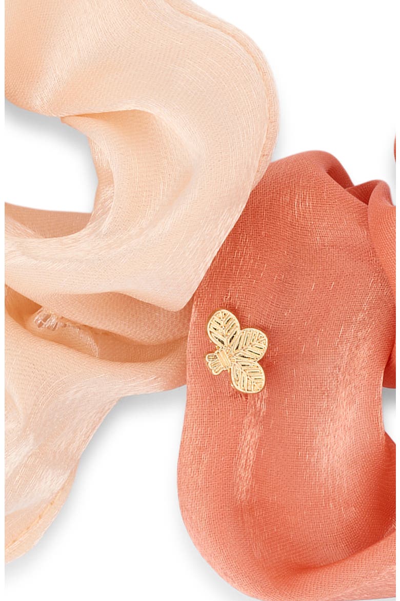 Assorted 2-Pack Gilded Scrunchies, Alternate, color, ORANGE