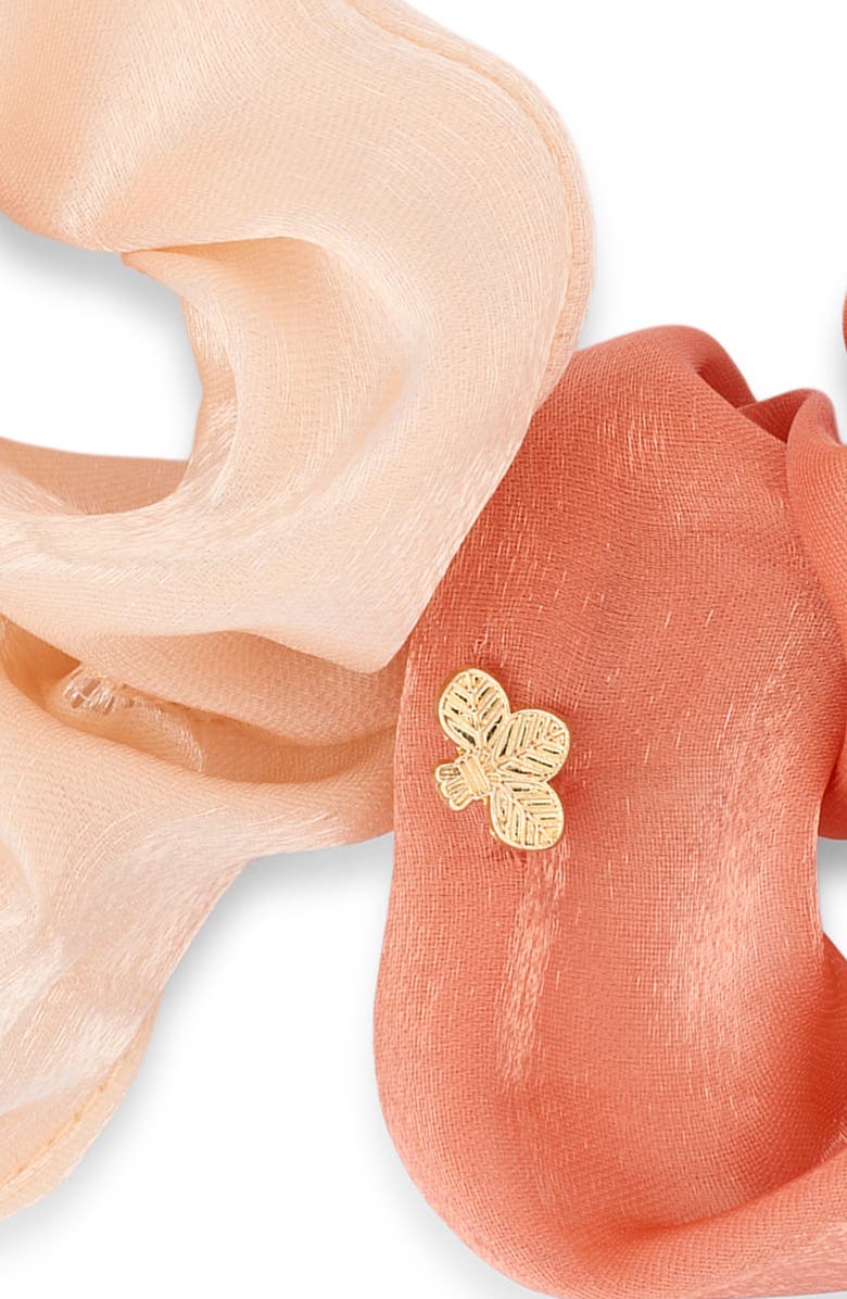 L. Erickson Assorted 2-Pack Gilded Scrunchies, Alternate, color, Orange