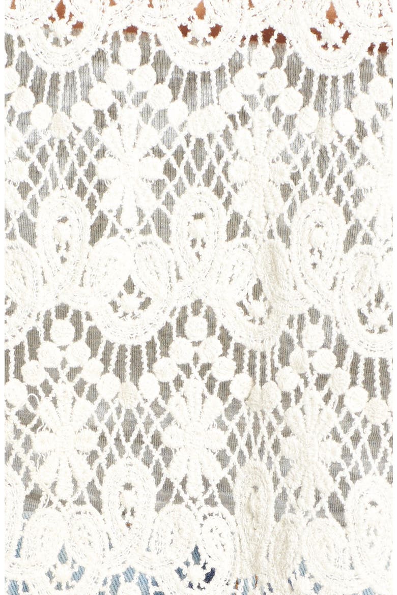 Embellished Crochet Tank, Alternate, color, IVORY