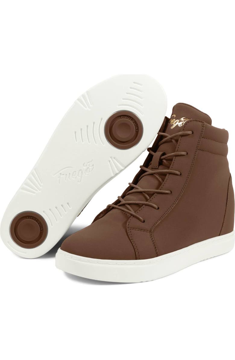 Fuego Women's Wedge Sneaker, Main, color, Mocha