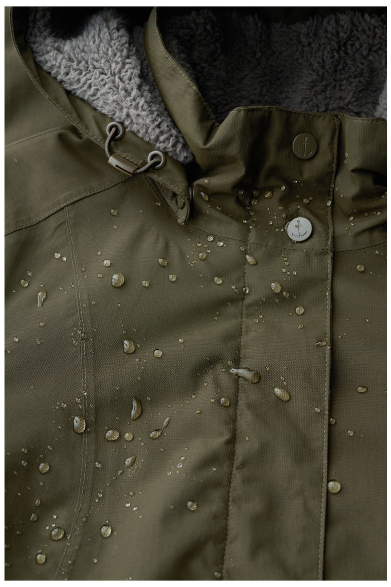 Janelle Waterproof Raincoat, Alternate, color, WOODLAND