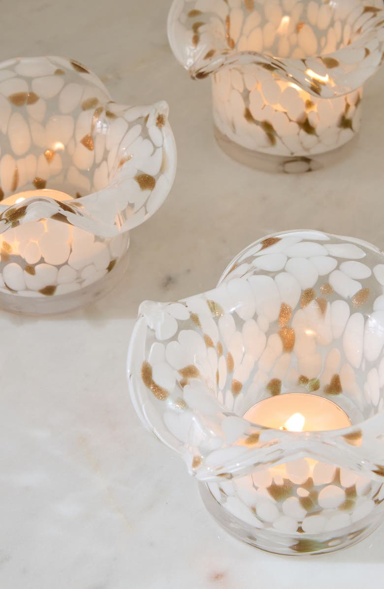 NEXT Set of 3 Confetti Glass Votive Candle Holders, Alternate, color, 