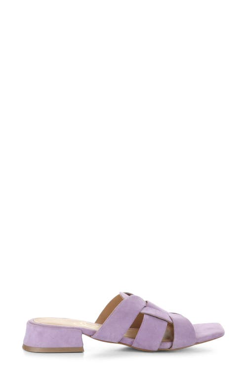 Bos. & Co. Ellis Slide Sandal In Lavender