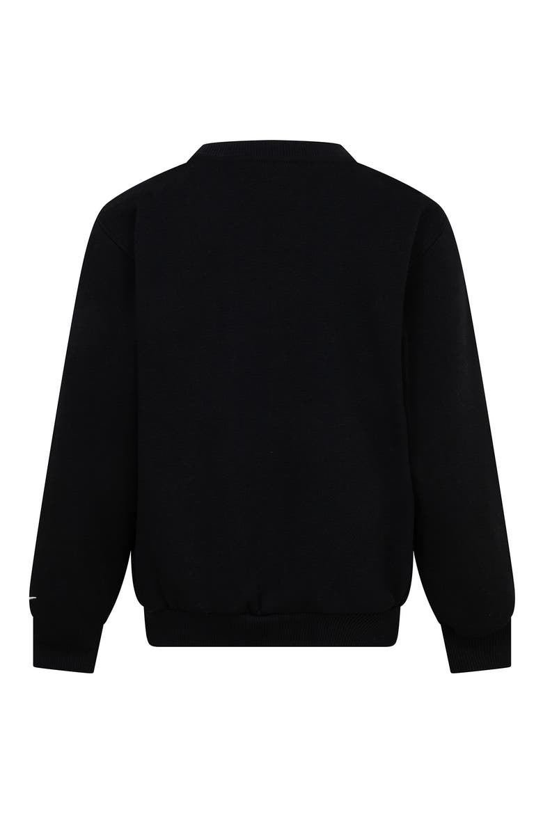 Kids' Shine Crewneck Graphic Sweatshirt, Alternate, color, BLACK