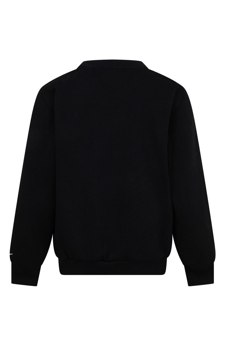 Nike Kids' Shine Crewneck Graphic Sweatshirt, Alternate, color, Black