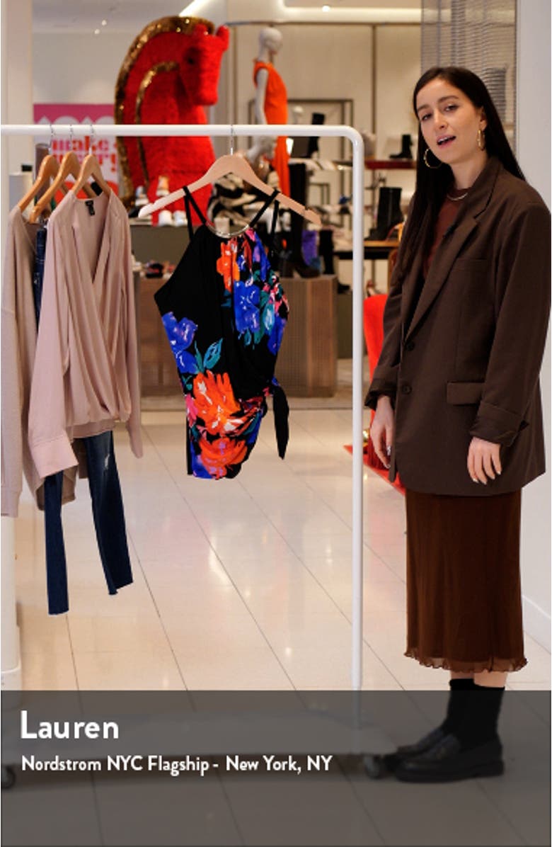 Flower Child Parker Skirted One-Piece Swimsuit, sales video thumbnail