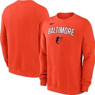 Nike Men's Nike Orange Baltimore Orioles Pullover Sweatshirt