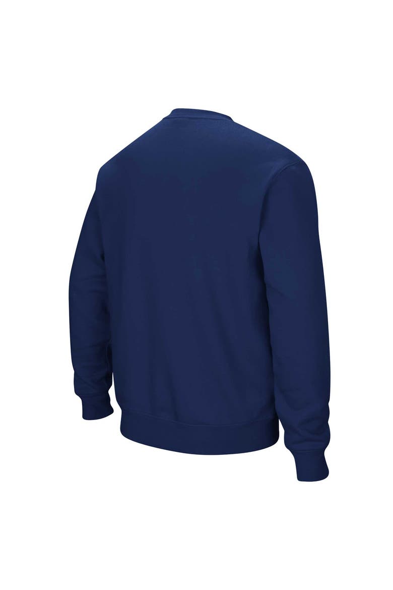 Men's Colosseum Navy Columbia University Arch & Logo Pullover Sweatshirt, Alternate, color, Navy