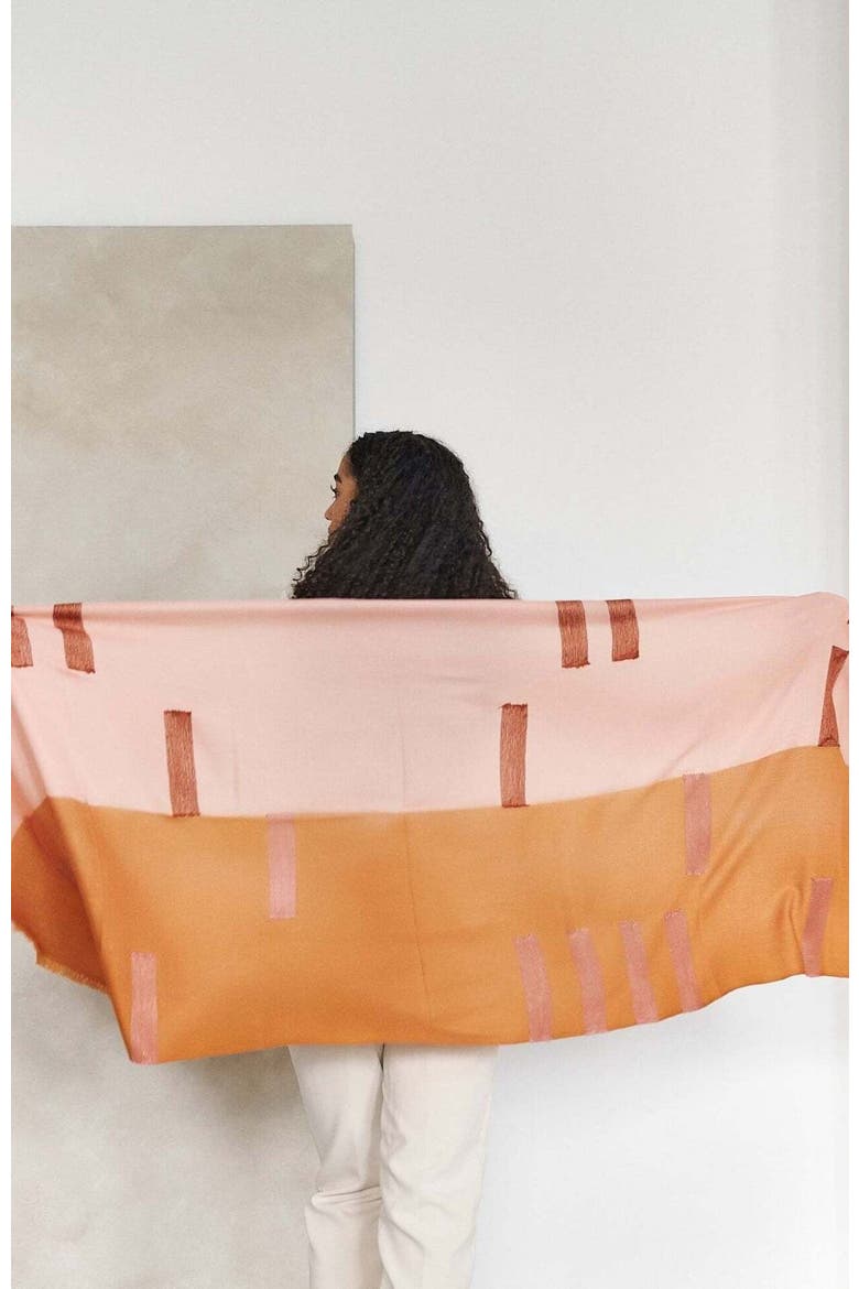 Soft Scarf, Alternate, color, Orange