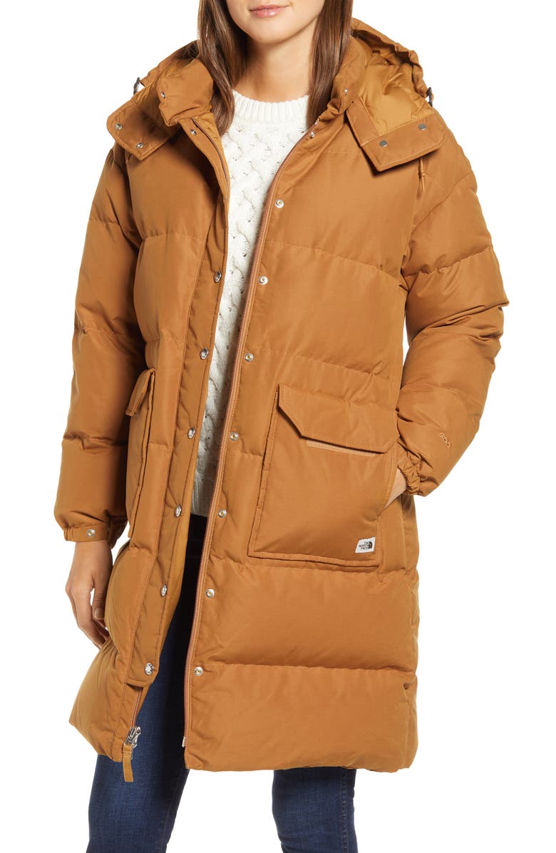 The North Face Sierra Water Repellent Down Parka, Main, color, 