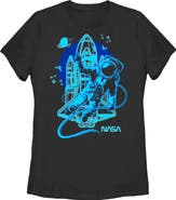 NASA Junior's NASA Astronaut Victory Sign Graphic T-Shirt