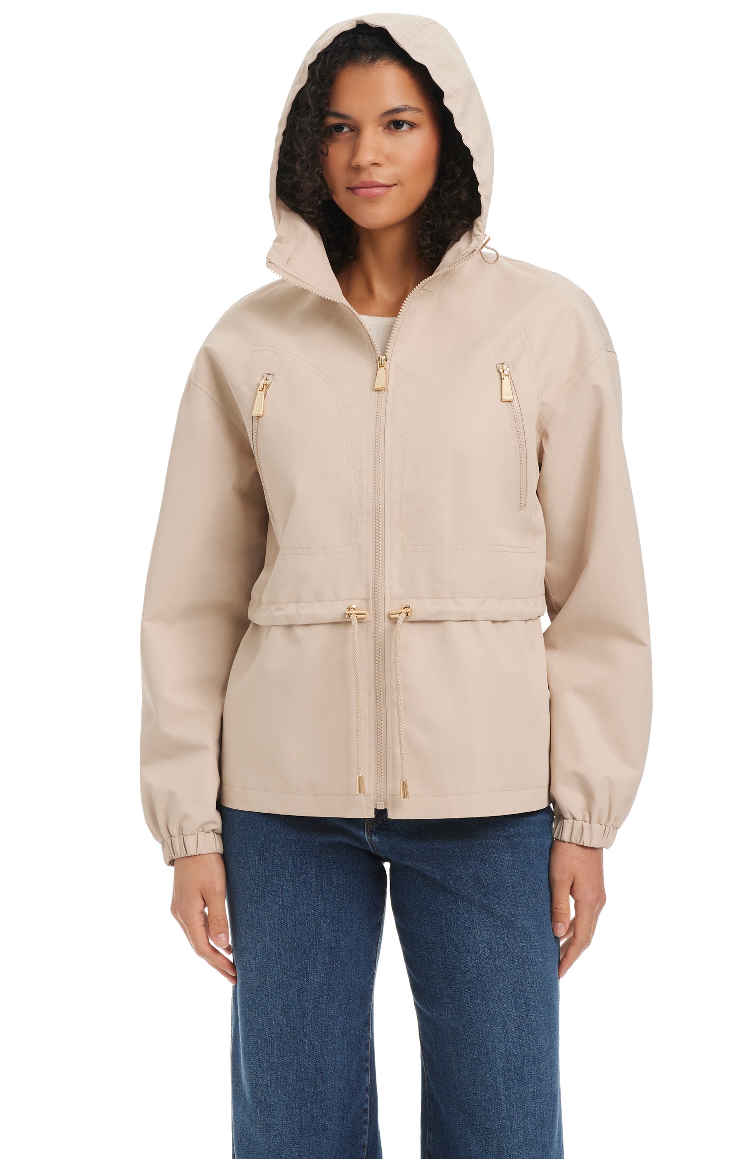 Kate Spade New York crop hooded jacket (Women) | Nordstrom