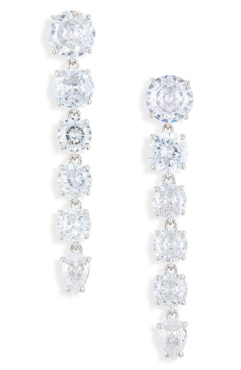 Jazmine Graduated Linear Drop Earrings