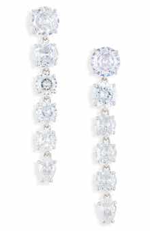 Jazmine Graduated Linear Drop Earrings