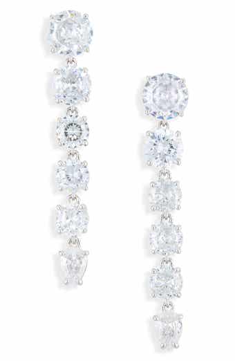 Jazmine Graduated Linear Drop Earrings