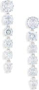 Nadri Jazmine Graduated Linear Drop Earrings